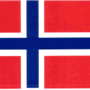 Norwegian flag decal