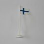 Wooden Finnish flag pole