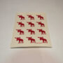 Swedish Dishcloth Red Moose