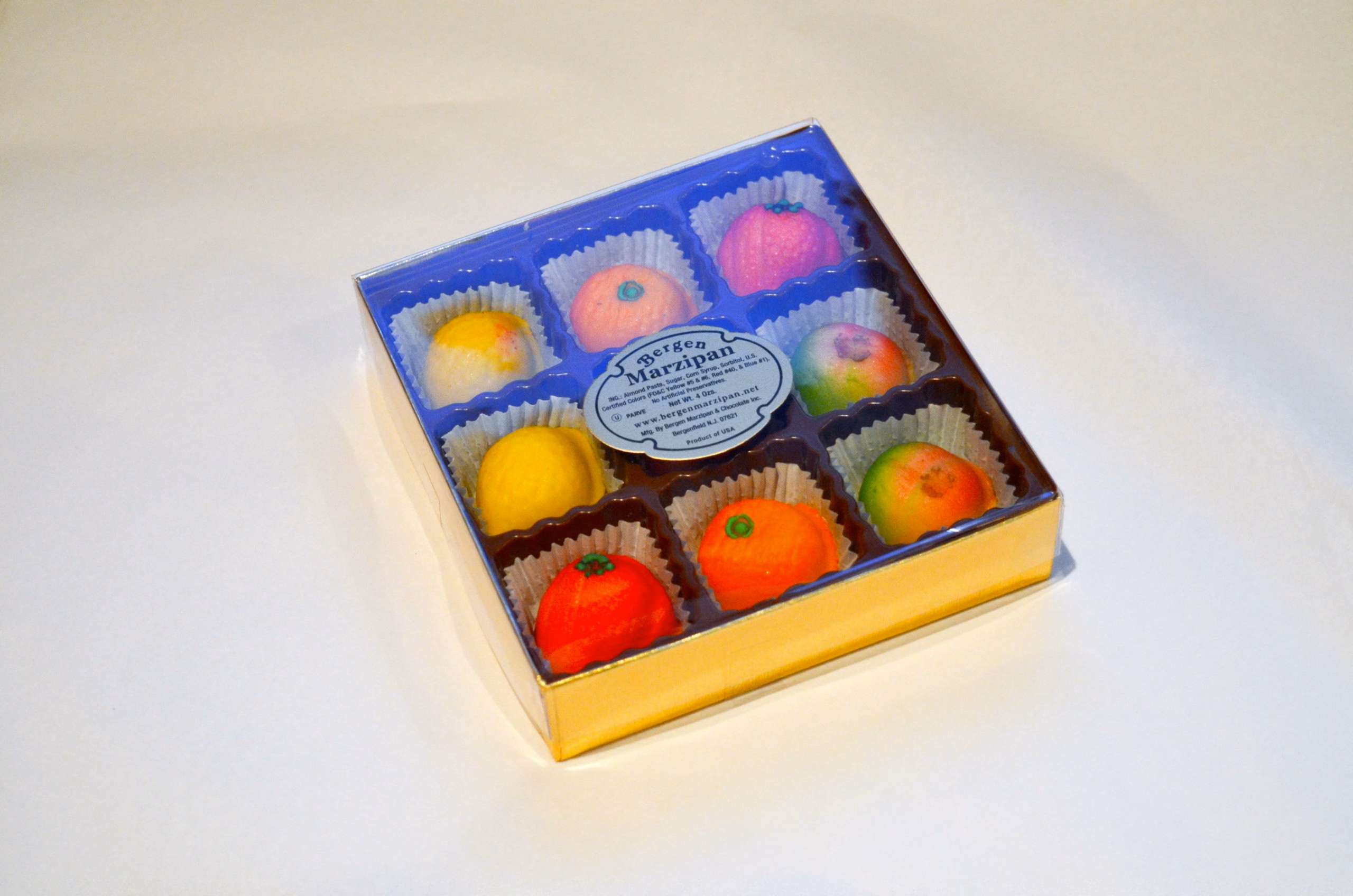 Marzipan fruit tray