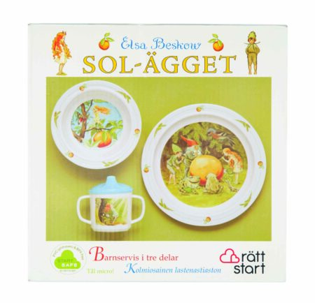 Sol-ägget children's tableware set