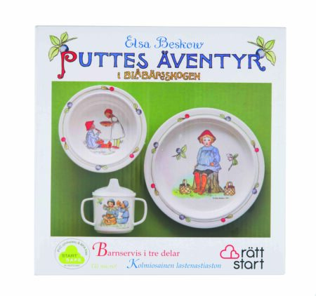 Puttes äventyr children's tableware set