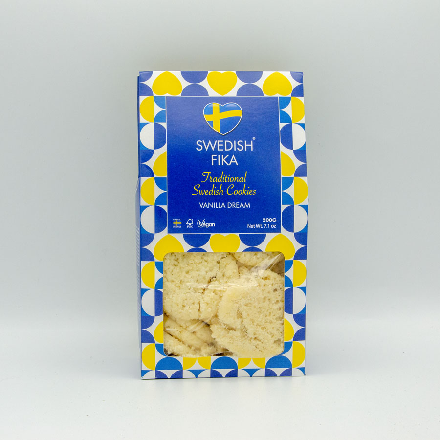Swedish Fika Traditional Swedish Vanilla Cookies Bag