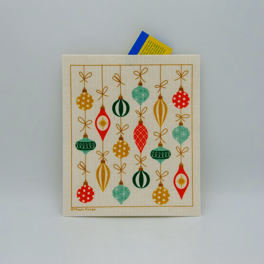 Swedish dishcloth, ornaments