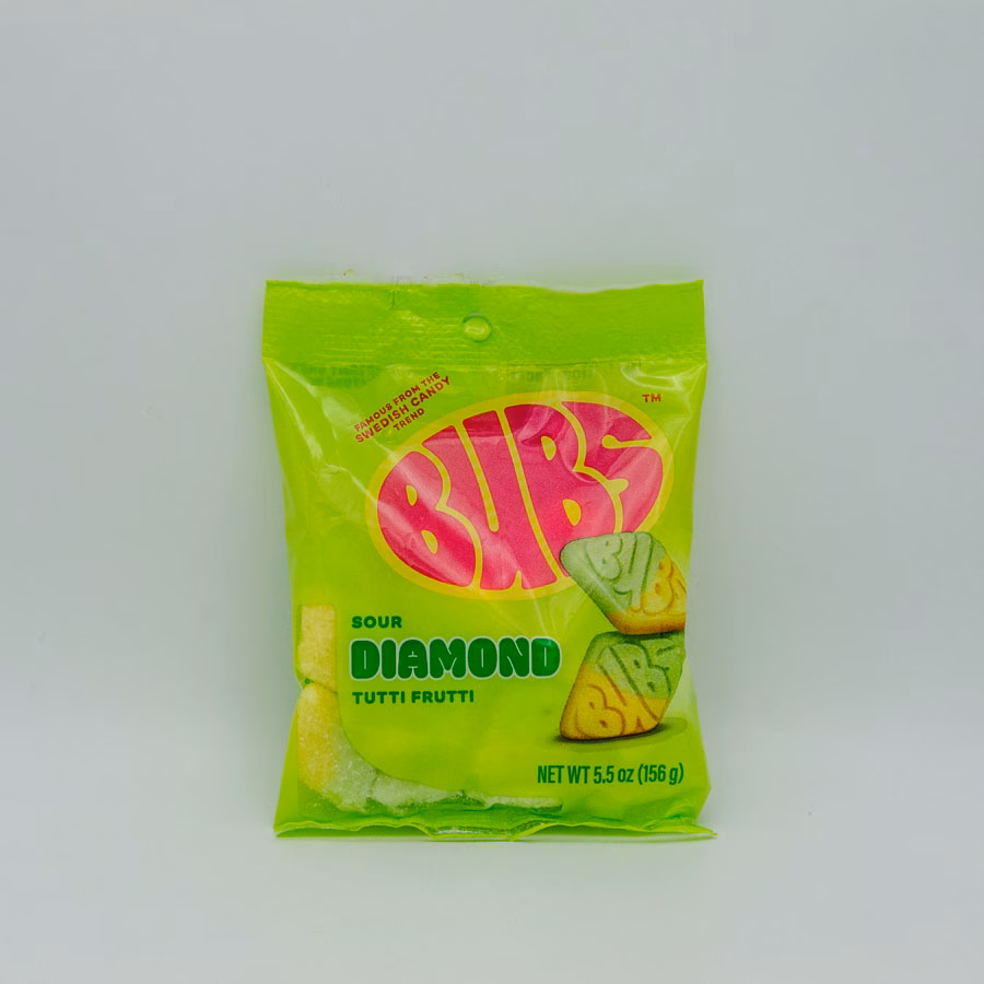 BUBS sour diamond tutti frutti